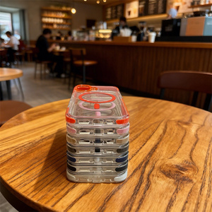 新款流行趋势 Tpu Tpe 磁铁防震 3m 防摔保护壳 适用于 iPhone 16 手机壳 PC 磁铁透明保护壳 适用于 iPhone <span class=keywords><strong>15</strong></span> Pro Max - Product Image 4