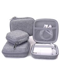 Sac de rangement pour câble numérique pour écouteurs de voyage EVA personnalisé accessoires de transport organisateur de câble de données étui de transport pour chargeur USB