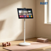 HRAY Layar Sentuh Portabel 32 Inci 16:9 Dengan Antarmuka USB  Daya Tahan 4-5 Jam Layar Pintar Mobile untuk Hiburan Rumah
