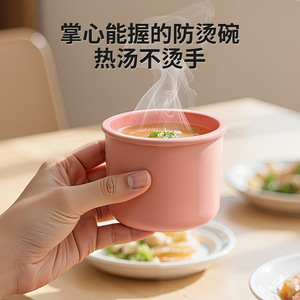 Bol à soupe en silicone 501-800 ml, compatible micro-ondes, avec couvercle, boîte à lunch portable, écologique, couleur unie - Product Image 3
