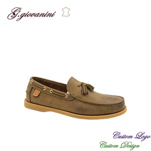 <span class=keywords><strong>Chaussures</strong></span> <span class=keywords><strong>bateau</strong></span> pour hommes en cuir véritable, fabriquées à la main, de haute qualité, avec logo et design personnalisés OEM ODM, pour l'été, le printemps et l'<span class=keywords><strong>hiver</strong></span>, style Oxford. - Product Image 2