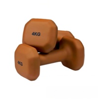 Mini haltères carrés en caoutchouc souple réglables, poids légers codés par couleur pour yoga, pilates, tonification, femmes débutantes, blanc, salle de sport