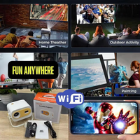 YDH-JY325 Android 13 WIFI 2.4G/5G Home cinéma 4K mise au point manuelle 2025 nouveau Type T950S 4K projecteur 260ANSI 200 pouces 1280*720P