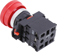 ONPOW 22mm grand interrupteur champignon bouton poussoir interrupteur ONPOW26-11M