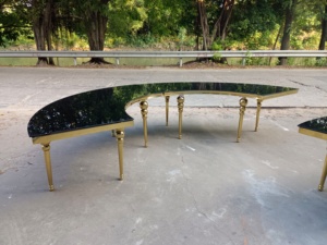 <strong>Mesas</strong> Para Eventos Luxury Oval Glass Wedding Dining <strong>Table</strong> - Product Image 5