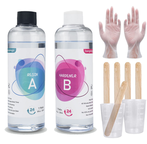 ขายตรงจากโรงงาน ชุดเรซิ่นอีพ็อกซี่ใสไร้ฟอง ขนาด 16 ออนซ์ สำหรับมือใหม่ ราคาถูกที่สุด - Product Image 3