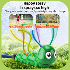 Zhorya <span class=keywords><strong>Jouet</strong></span> d'<span class=keywords><strong>extérieur</strong></span> d'été pour enfants, ensemble d'activités aquatiques rotatif et oscillant en forme de <span class=keywords><strong>chenille</strong></span> avec pulvérisation d'eau - Product Image 2