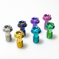 Vis creuse Torx en alliage de titane colorée pour moto et vélo – Fixation personnalisée en titane