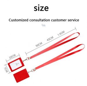 ที่ใส่บัตรพนักงานแบบเทปติด PU แฟชั่น หลายช่อง หนา 30 มม. สำหรับใส่บัตรประจำตัวพนักงาน บัตรโรงงาน - Product Image 4