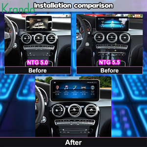 หน้าจอแอนดรอยด์ขนาด 10.25 นิ้ว สำหรับรถยนต์เมอร์เซเดส-เบนซ์ C W205 GLC X253 V W446 ปี 2015-2020 วิทยุติดรถยนต์ ระบบนำทาง GPS ไร้สาย CarPlay สเตอริโอ - Product Image 2