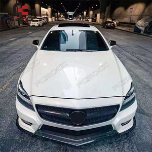 2012-2015 per <span class=keywords><strong>Mercedes</strong></span> Benz <span class=keywords><strong>CLS</strong></span> W218 kit carrozzeria nuovo paraurti anteriore in fibra di carbonio con labbro anteriore a tre stadi prestazioni di lusso - Product Image 4