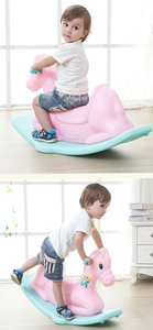 Sécurité Enfants Adaptés Dessin Animé Balance Intérieure Rouler Pas Cher Bébé Cheval À Bascule En Plastique - Product Image 6