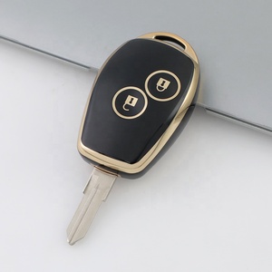 Vente en gros d'usine, étui de protection pour clé de voiture en TPU pour CLIO <span class=keywords><strong>3</strong></span> Kangoo MASTER <span class=keywords><strong>Modus</strong></span> TWINGO Twingo, porte-clés doré - Product Image 1
