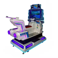 Machine de jeu d'arcade de course de moto en métal à pièces, simulateur de course automobile, console de compétition pour enfants, garantie 1 an