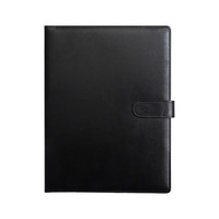 Carpeta de Contratos A5 Multifuncional de Cuero PU, Bloc de Notas, Carpeta Magnética para Documentos Comerciales CP002, Portafolio