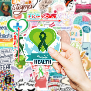 Nuevo 49PCS Medical saludable conciencia psicoterapia Salud mental pegatina - Product Image 2