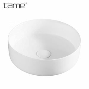 <span class=keywords><strong>Lavabo</strong></span> de Cerámica <span class=keywords><strong>para</strong></span> <span class=keywords><strong>Encimera</strong></span> TAME PZ6202, Forma Redonda, el Más Popular - Product Image 6