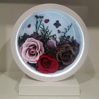 Groothandel handgemaakte eeuwigdurende geconserveerde bloemenlamp in cadeauverpakking voor terug naar school, afstuderen, Thanksgiving & Kerstmis