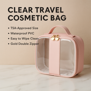 Nouvel arrivage de sacs de toilette de voyage pour dames et filles sac organisateur de maquillage en PVC PU - Product Image 2