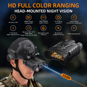 Telescopio de visión nocturna a todo color con 96MP, 4K HD, visión nocturna con poca luz, zoom 9X, alcance de 600m en la oscuridad total, binoculares de visión nocturna. - Product Image 2