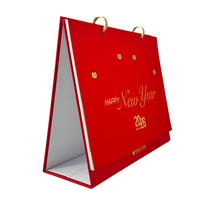 Calendario da Scrivania a Spirale Personalizzato 365 Giorni con Frasi Motivazionali, Nuovo Stile, Carino, in Cartone con Carta Offset e Carta Artistica