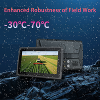 KTB 12VR 10.1 "IP67 Android + Linux double système 8G + 256GB écran tactile industriel robuste tablette Pc 4G Wifi GPS véhicule voiture tablette