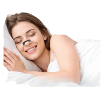 Bandes nasales adhésives anti-ronflement hypoallergéniques en non-tissé personnalisées de qualité supérieure, haute perméabilité à l'air pour