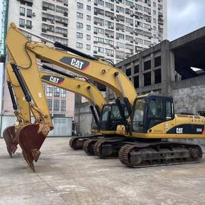 รถขุดก่อสร้างมือสองคุณภาพสูง CAT 325C ประสิทธิภาพเชื่อถือได้ CAT 325BL 325DL 325D 326GC 324D2 323 จัดส่งทั่วโลก - Product Image 1