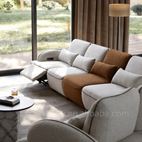 Canapé modulaire combinable en forme de L pour salon, canapé électrique télescopique pour se détendre et se sentir confortable, canapé en tissu velours