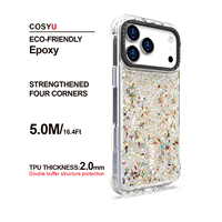 Vente en gros d'accessoires de mode personnalisés Cosyu Jolie fille nacre coque de téléphone pour iPhone 17 16 15 14 13 12 11 Pro Max