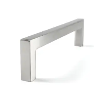 Square Cabinet Handles Pull Cupboard Door Handle For Cabinet Drawer Para Muebles Kitchen Stainless Steel SS T Bar Modern
