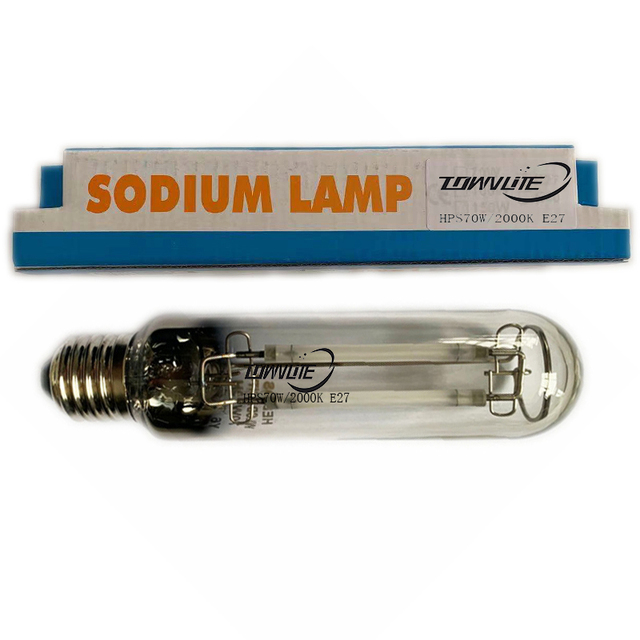 Double tube long life high luminous efficiency 70w T38 E27 50000 hours high pressure sodium lamp