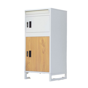 Boîte aux lettres sécurisée pour colis 100,5x47x42cm en tôle galvanisée, murale extérieure pour rangement à l'entrée de la maison - Product Image 1