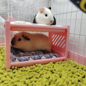 El más vendido, ropa de cama de animales pequeños de plástico, escondite de conejillo de indias, escondite de esquina de animales pequeños, lindo <span class=keywords><strong>para</strong></span> hámster, conejillo de indias - Product Image 2