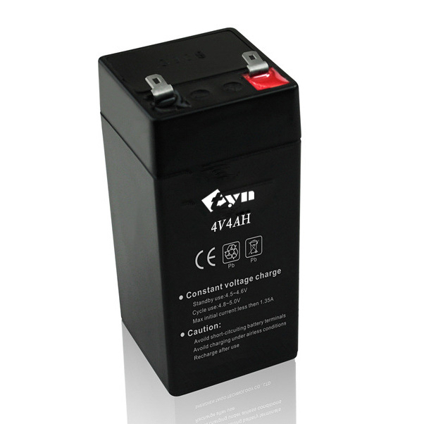 Small Lead Acid Battery 4V4AH 20hr for Electronic Scale /electronic Balance