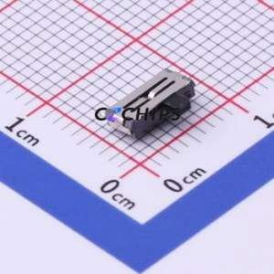 K3-1250S-E1 Slide Switch SMD Switch Single Pole Double Throw Rectangle Pin Header Gull Wing Type 7mm - Product Image 1