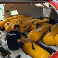 Gute Qualität Gewicht Gebraucht PVC Test Rettungsboot Wasser test beutel kunden spezifische Größe Last Test Wassers äcke