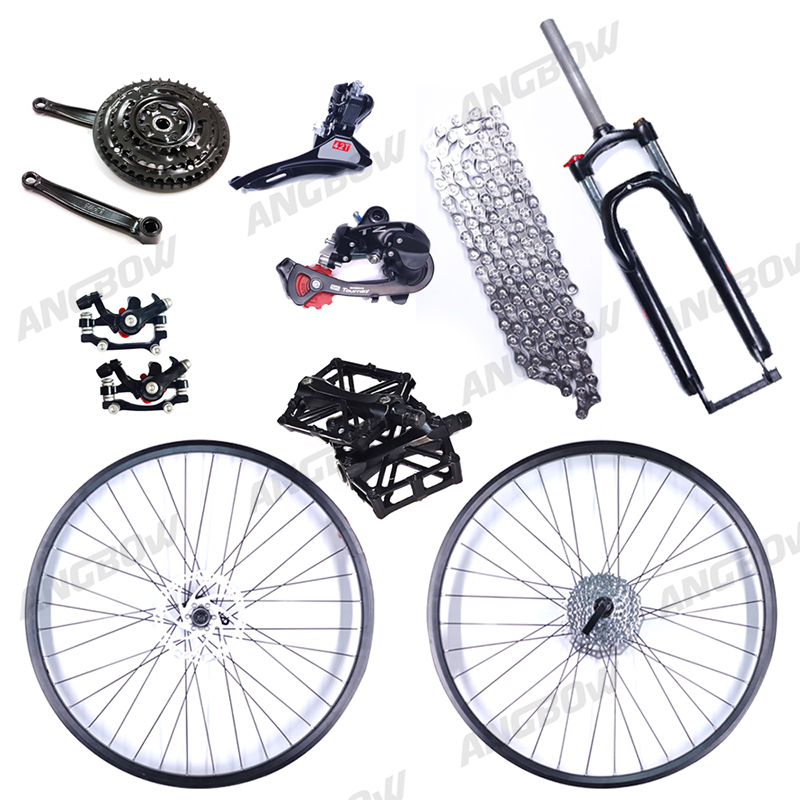 24 Inch Bicycle Electric Bike Conversion Kit Front fork of bicycle tire frame