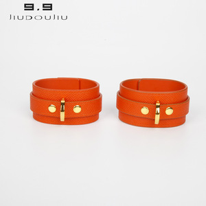 Menottes en cuir SM, bondage sexuel pour couples, jouets érotiques en cuir, produits pour adultes, masturbation. - Product Image 2