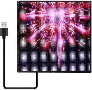 Panneau LED programmable couleur avec contrôle Bluetooth via application, affichage de texte défilant, panneau publicitaire intérieur/extérieur, personnalisable - Product Image 1