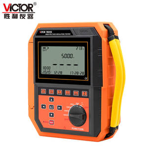 เครื่องทดสอบความต้านทานฉนวนไฟฟ้าแรงสูง VICTOR 9600S อัตโนมัติ ดิจิตอล 5kV, เมกะโอห์มมิเตอร์แบบหลายช่องสัญญาณ - Product Image 1