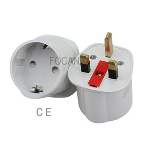 Adaptador de 2 pines <span class=keywords><strong>FOCAN</strong></span> EU, enchufe estándar europeo, adaptador universal de viaje - Product Image 4