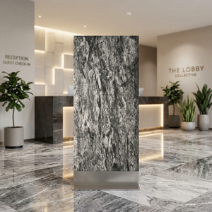 Ultra-Thin Natural Veneer 1-3mm Block Flexible Silver Shine Sand <b>Slate</b> Eco-Friendly Durable for Wall Panel 4X2 4X8 Ft Sizes - Product Image 4