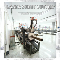 Máquina de corte láser de fibra CNC para tubos metálicos con rieles de guía HIWIN AI/PLT y configuración de 5 ejes para vallas y barandillas - Competitiva