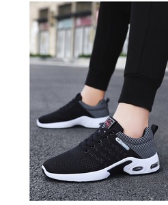 Zapatillas Deportivas Casuales Transpirables para Hombre, Ligeras, para Correr, con Forro de Malla Suave, Cierre con Cordones, Entresuela de EVA, Diseño Estampado - Product Image 6