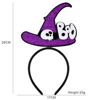 Serre-tête d'Halloween avec toile d'araignée, crâne et œil, accessoires de déguisement, de cosplay, de photomaton et de fête, accessoires capillaires