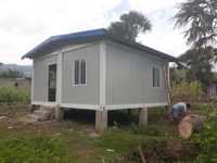 Usine bas prix construction rapide immeuble de bureaux jardin pignon toit Kit ensemble conteneur d'expédition maison abri de jardin maisons préfabriquées bon marché