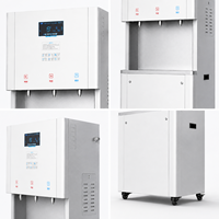 Distributeur d'eau commercial intelligent à osmose inverse 3 robinets 400G 600G 800G Fontaine à eau potable en acier inoxydable pour hôpital et école