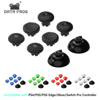 DATA FROG 8 pièces Capuchons de joystick en plastique pour manette PS4/PS5 Edge Elite, capuchons de joystick en forme de champignon, capuchons de joystick Xbox Series