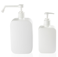 Fournisseurs Chine Récipient en plastique Best Face Creem Blanc 500ml 1000ml HDPE Bouteille de shampooing Emballage pour cosmétiques
